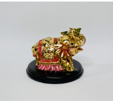 Статуетка Слон Багатства з жезлом Руї