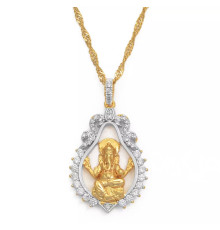 Золота підвіска Ганеша з Храму Багатства