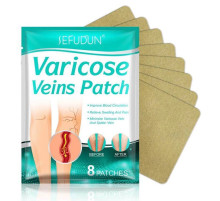 Пластир проти варикозного розширення вен і судинних зірочок на ногах 8 шт.