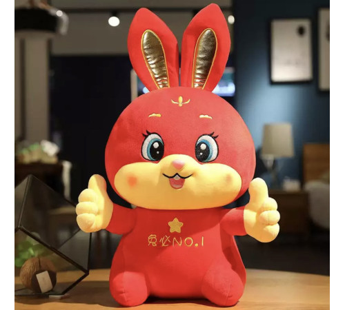 Іграшка Кролик Талісман для удачі, Здоров'я, Благопопроміня на 2023 рік у Китайському стилі для захисту дому