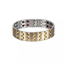 Турмаліновий браслет Біомагінтний із Титаном, Германієм і Біофотонами Energy 5в1