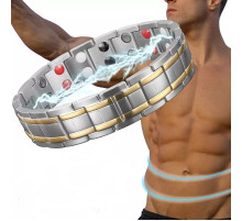 Турмаліновий браслет Ультраміцний Біомагінтний з Титаном, Германієм і Біофотонами Energy 5в1