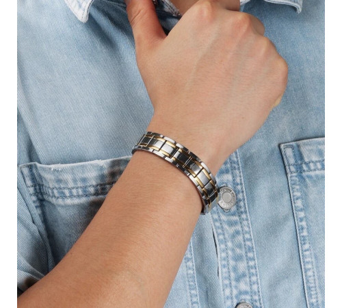 Турмаліновий браслет Ультраміцний Біомагінтний з Титаном, Германієм і Біофотонами Energy 5в1