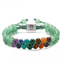 Нефритовий браслет Життєвої Сили 7 Чакр для захисту