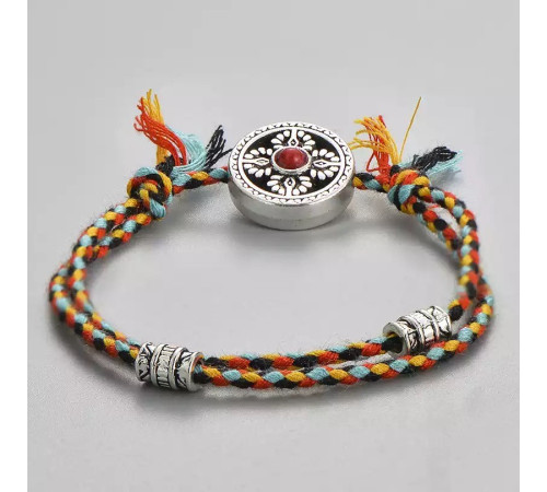 Тибетський захисний браслет червона нитка ручної роботи Подвійної Ваджери з часом приносить захист