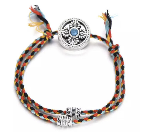 Тибетський захисний браслет червона нитка ручної роботи Подвійної Ваджери з часом приносить захист