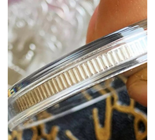 Срібна монета білі кролики для нових можливостей і грошей