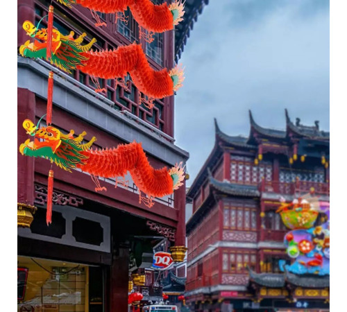 Китайський Дракон Червоний Великий приносить великий успіх, влада приносить у дім достаток, престиж і удачу