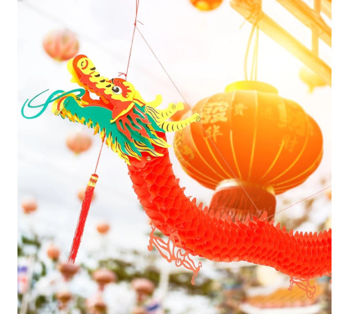 Китайський Дракон Червоний Великий приносить великий успіх, влада приносить у дім достаток, престиж і удачу