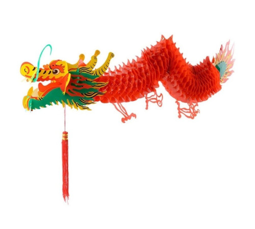 Китайський Дракон Червоний Великий приносить великий успіх, влада приносить у дім достаток, престиж і удачу