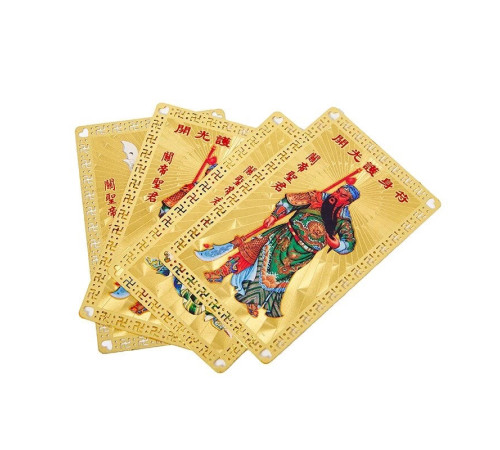 Картка Золота Чудовий Куан Кунг для захисту, сили, перемоги та успіху