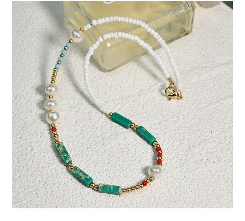 Красиве намисто із зеленим каменем Roxi для чарівності