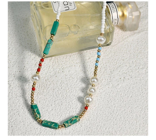 Красиве намисто із зеленим каменем Roxi для чарівності