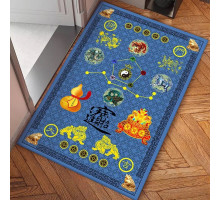 Килимок придверний «Процвітання Дому» блакитний 40Х60см