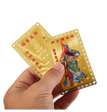 Золота картка Куан Кунг для великого багатства Тибет