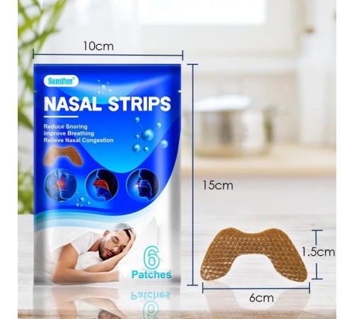 Турмаліновий пластир від нежитю, закладеності носа, гаймориту, синуситу й алергічного риніту, під час застуди