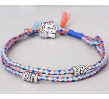 Тибетський браслет Будда на блакитній нитці для здоров'я і здійснення ваших бажань