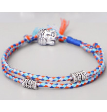 Тибетський браслет Будда на блакитній нитці для здоров'я і здійснення ваших бажань