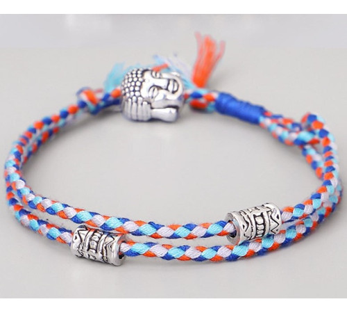 Тибетський браслет Будда на блакитній нитці для здоров'я і здійснення ваших бажань