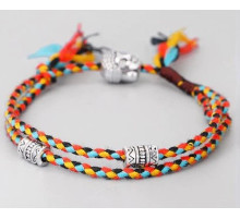 Тибетський браслет Будда на кольоровій нитці для здоров'я та здійснення ваших бажань
