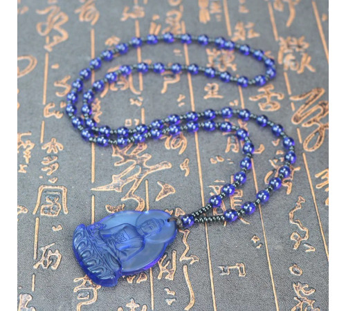 Підвіска Будда Медицини з ляпи-лазуриту для здоров'я та жити довгі роки наповненим життям, і багатство