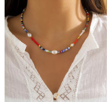 Чокер намисто з різнобарвними намистинами для краси та молодості