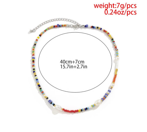 Чокер намисто з різнобарвними намистинами для краси та молодості