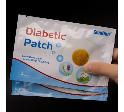 Пластир від цукрового діабету Diabetic Patch 6 шт.