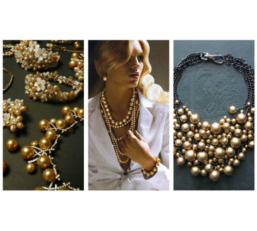 Перлове намисто з Малазійського морського золотого перлів Akoya Клас AAA з підвіскою для багатства та удачі