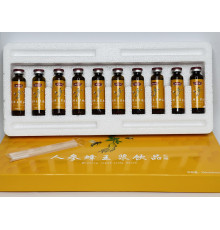 Бджолине Маточне молочко з женьшенем Ren shen Feng Wang Jiang королівське желе 10х10 мл