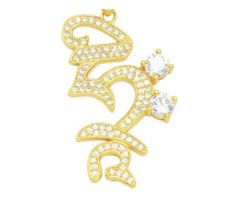 Підвіска HRIH з 18K золота з цирконієм класу AAA для захисту та здійснення бажань від Ліліан Ту