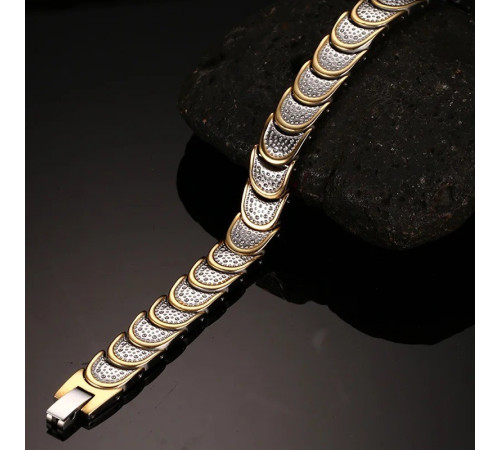 Турмаліновий Браслет із германієм і магнітами Люкс 4в1 для здоров'я та нормалізації тиску