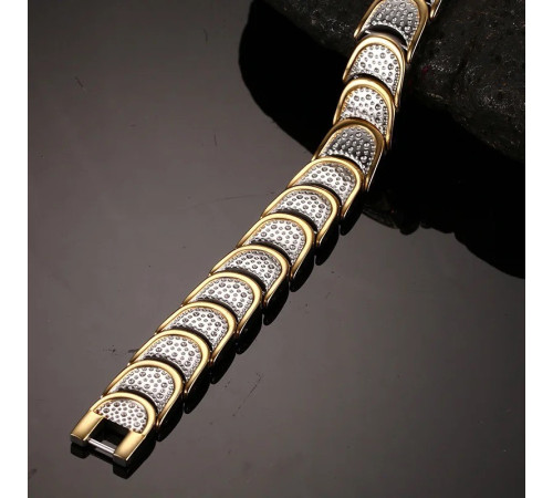 Турмаліновий Браслет із германієм і магнітами Люкс 4в1 для здоров'я та нормалізації тиску