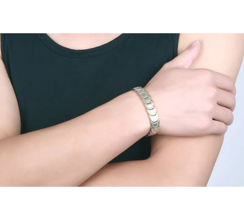 Турмаліновий Браслет із германієм і магнітами Люкс 4в1 для здоров'я та нормалізації тиску