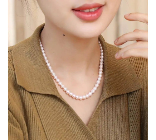 Комплект із натуральних морських перлів Намисто, Браслет, Сережки та кільце Клас AAА Хайнань