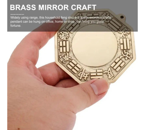 Дзеркало Багуа мідне Сінгапур сильний захист від негативної енергії Ци та злих духів