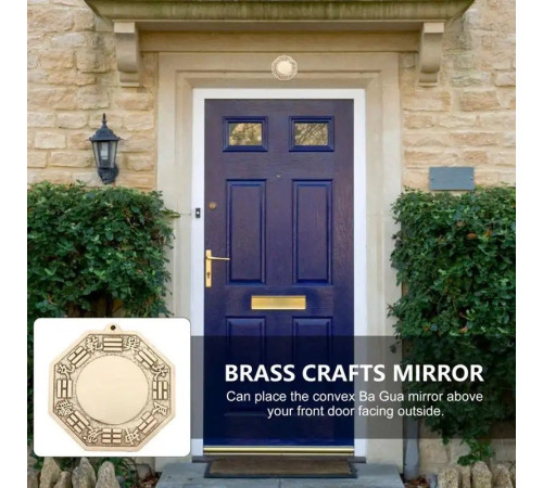 Дзеркало Багуа мідне Сінгапур сильний захист від негативної енергії Ци та злих духів