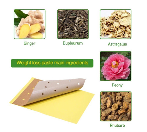 Турмаліновий пластир для зниження та спалювання жиру 10 штук