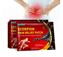 Пластир із отрутою скорпіона Дасецзи знеболювальний терапевтичний 8 штук