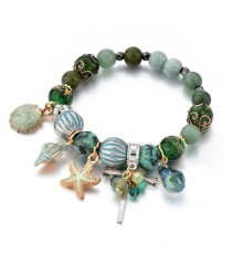 Смарагдово-зелений Браслет із Турмаліну для чудового Зрісту успіху та удачі від Ліліан Ту