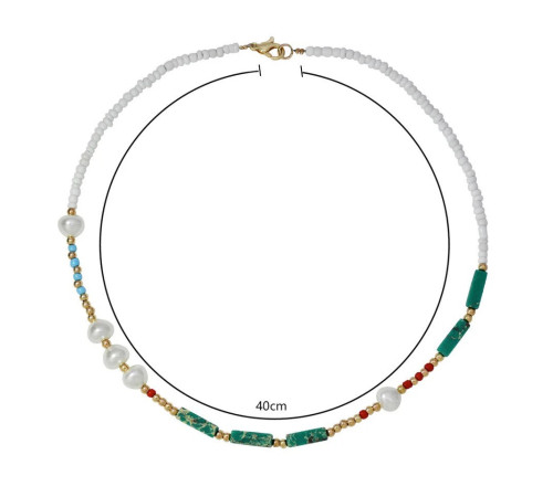 Чокер намисто з різнобарвними намистинами для краси та молодості та удачі