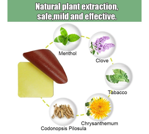 Антинікотиновий пластир із турмаліном Stop Smoking від куріння легкий спосіб кинути курити