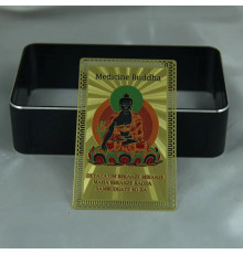 Тибетська Картка Будда Медицини для зцілення з мантрою