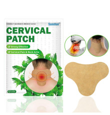 Турмаліновий натуральний шийний пластир від болю в суглобах ревматичний із полином 12 шт.