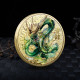 Золота монета Сузірзія Зеленого Дракона для успіху Удача і правильний вибір часу