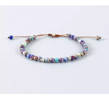 Тибетський браслет із яшми ручної роботи для захисту від сочка та допомогти здобути перемогу