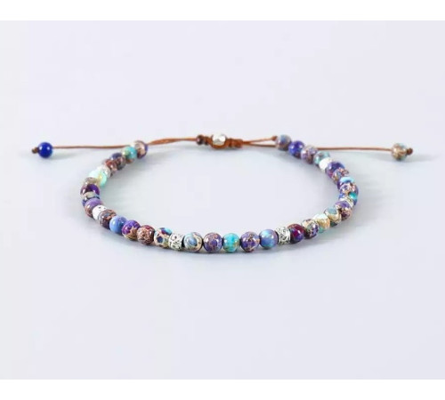 Тибетський браслет із яшми ручної роботи для захисту від сочка та допомогти здобути перемогу