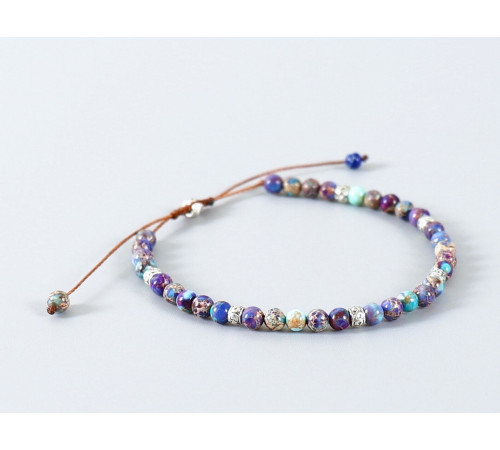 Тибетський браслет із яшми ручної роботи для захисту від сочка та допомогти здобути перемогу