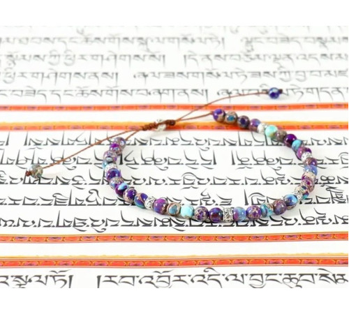 Тибетський браслет із яшми ручної роботи для захисту від сочка та допомогти здобути перемогу