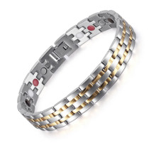 Турмаліновий браслет Біомагінтний із Титаном, Германієм і Біофотонами ІЧ 5в1